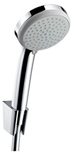 hansgrohe Croma 100 Ensemble support mural et douchette 1 jet avec flexible de douche 160 cm, chromé, 27575000
