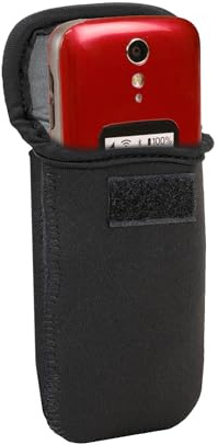 USA Gear Handyhülle für Senioren – Gürtelschlaufe, strapazierfähiges Neopren-Design, Kratzfeste Innenseite – kompatibel mit Primo 413 und mehr