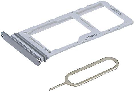 MMOBIEL Support de Carte SIM Double Compatible avec Samsung Galaxy S20 / S20 5G - Support de Carte - Comprend Un Joint en Caoutchouc et Une épingle à SIM - Gris