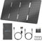 Ecosonique 60W Portable Foldable Solar Panels Charger Fast Charging with USB-C PD3.0 USB-A QC3.0 DC 18V Output ETFE Coating Waterproof for Camping Backpacking Power Station Cell Phones Power Banks