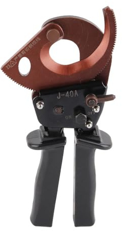 Ratcheting Cable Cutters, Heavy Duty Ratchet Wire Cutters Electrical for Cutting Electrical Aluminum Copper and Multicore Cables up to 300mm²