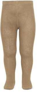 Condor Liso Medias, Niñas, Beige (Camel), 2 years (Tamaño del fabricante:2)