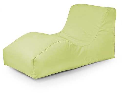Wave Plus Lime Der Outdoor-Sitzsack für den Garten und die Terrasse Ganzjährig Outdoor geeignet