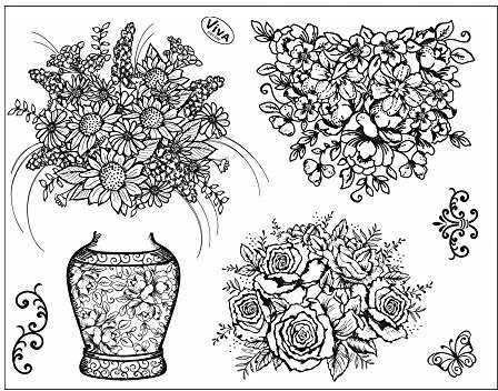 Viva Decor Clear-Stamps (Tempel Vase) Silikon Stempel - Prägung Stempel - DIY Dekoration stanzen - Stempel Silikon - DIY Stamp - Stempel Prägung - Designed in Germany