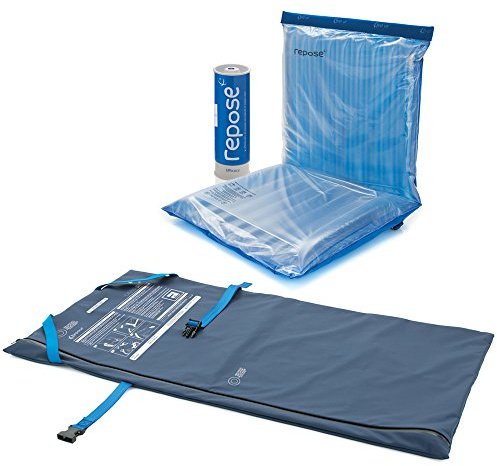 Repose - CARE-SIT Pressure Relief Seat Cushion with Manual Pump - Inflatable Pressure Cushion for Chair or Wheelchair with Back Support - Clinically Proven to Prevent Bed Sores and Pressure Ulcers