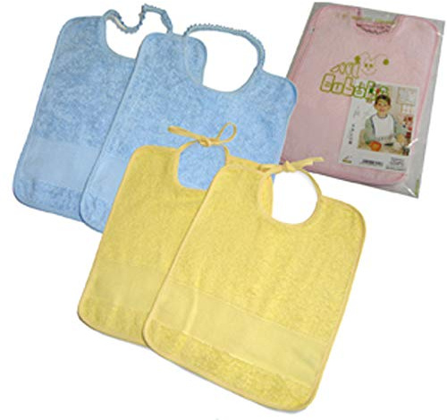 bubabù bav011/6 babero ricama TU con elástico, 6 piezas