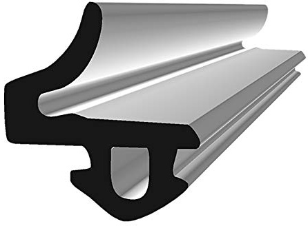 Horivert Fensterdichtung S-835 schwarz 10m Gummidichtung Tür Balkon Dichtungsband Oberlicht Scheibe Luftzugstopper PVC Fenster Kunststofffensterdichtungen