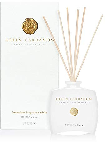 RITUALS Green Cardamom Duftstäbchen Klein 100ml, Raumduft Stäbchen, 6 Wochen Duft, inkl Filabe Pflegetücher, weitere Düfte als Auswahl auf Dieser Seite