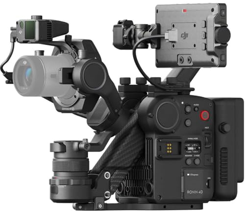DJI Ronin 4D 6K, Stabilizzazione a 4 assi, Design modulare altamente integrato, Fotocamera stabilizzata full-frame, Registrazione interna in ProRes RAW in 6K/60fps e 4K/120fps, Telemetro LIDAR