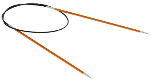 Lana Grossa Rundstricknadel Aluminium | leicht & stabil | glatte Oberfläche für müheloses Stricken | ideal für alle Garne | langlebig & komfortabel | 40/3,5