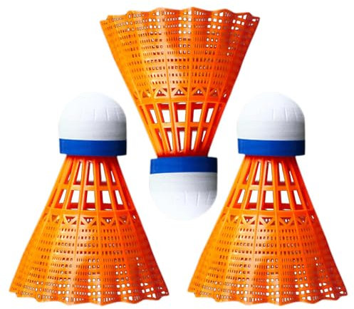 Samuliy Badminton-Federbälle, Nacht-Schaumstoffball, beleuchtete Federbälle, Kinder-Badminton, winddichter Nachttrainingsball