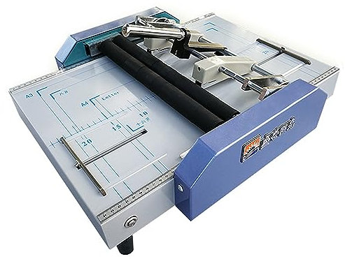 Bürozubehör, Papierfaltklammer-Bindemaschine, automatische Faltbroschürenheftung mit 5 Nagelpositionen und 317-mm-Papierformat, automatische Anpassung und Ausrichtung, für Fabriken