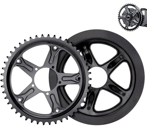 Corona per Catena da Bicicletta BBS con Pignoni 44T per Kit Motore Centrale BAFANG BBS01 BBS02 BBS01B BBS02B Ricambi per Bicicletta Elettrica