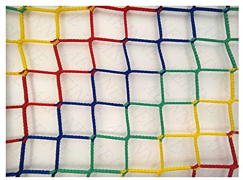 Heavey Duty Sports Barrier Net Ball Stop Netting for Backyard, Goal Soccer Net Rebounder Bounceback Net Practice Ball Catcher Backstop Net Replacement Bounce Back Netting Sport Nets Training Catching
