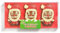 Hand Decorated Trio of Chocolate Santas 60g - Christmas Chocolate Figures