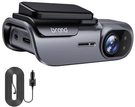 Generic 4K Car Dash Camera with GPS -Fi Dash Cam UHD Recording Driving Vehicle Cam 24H Parking Monitor Car Camcorder 170° Wide Angle