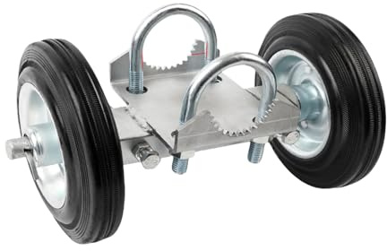 Robte Metal Rolling Gate Wheels with Adjustable Driveway and Metal Frame Large Capacity Daily Use Wheel for Chain Link Fence