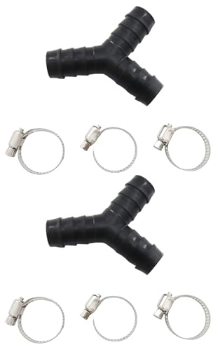 Double Connection Washing Machine Water Discharge Hose Y Shaped Design Drain Hose Extension for Multiple Appliances Washing Machine Drain Hose Extension