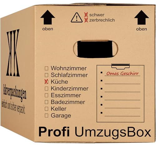 120 Umzugskartons 2 wellig 45 kg 637 x 290 x 323 mm