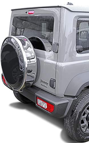 Hansen Styling Parts Edelstahl Reifencover passend für 205/70R15 kompatibel mit VW T5, Suzuki Samurai, Suzuki Jimny, Suzuki Vitara Reifenabdeckung Reifenhülle Reserveradabdeckung