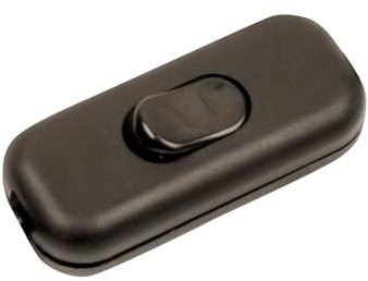 ElekTek Low Profile in-Line Torpedo Switch 2 Amp Use 2 or 3 Core Flex Black