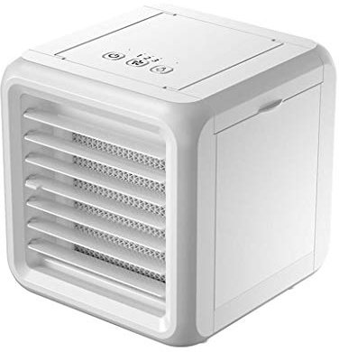 Ventilateur Colonne De Bureau Voiture Petit Refroidisseur D'air Oscillant Portable Tour Ventilateur Électrique Mince Ventilateur De Refroidissement Pour La Maison Et Le Bureau, Blanc ( Color : White )