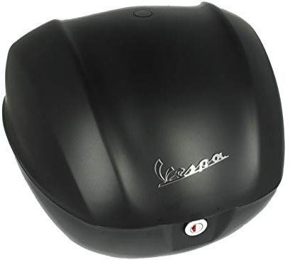 Topcase original Piaggio 32 Liter für Vespa Sprint, Primavera 50 125 CCM ab Baujahr 2019 (schwarz matt opaco 99/C)