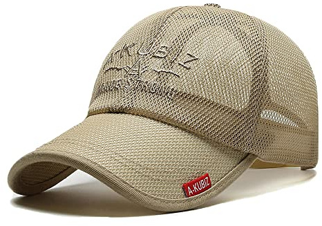YAMEE Gorra de béisbol Hombre/Mujer Verano de Malla Transpirable,Deportiva Sombrero de Sol Secado rápido,Gorros Deportivos Anti UV