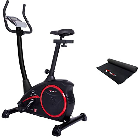 CHRISTOPEIT Heimtrainer Fahrrad Ergometer AL 2 und AL 2 S Digital | tiefer Einstieg, bis 150 kg, 24 Widerstandsstufen, 9 kg Magnet-Bremssystem, leise, Soft-Touch-Computer