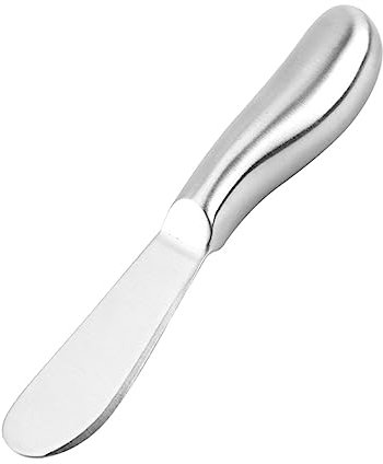 GRIRIW Edelstahl Sahnespatel Butterstreicher für Butter und Creme