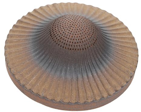MOLUCKFU Teesieb Kreatives mit Glatter Oberfläche aus Keramik und Stabilem Flachem Boden Dekorativer Tee Ei Teefilter für Zuhause und Teestuben für Losen Tee