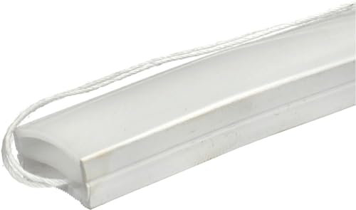 JANDEI - Packung mit 5 flexiblen Silikonprofilen, 1 m lang, für die Installation von LED-Streifen auf der Oberfläche, rechteckige Form, 20 mm x 10 mm (ohne Zubehör)