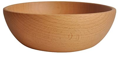 LXYDPZ Cuenco Cuencos de Madera Cuencos de Sopa de arroz de Madera Ensaladeras Recipientes para Alimentos Cuencos Grandes y pequeños Cuencos de Madera para Cubiertos. (Beige)