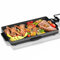 HOMELUX Tischgrill Elektrischer 1800 Watt Elektrogrill BBQ Grill mit Antihaftbeschichtung 5 Stufen Thermostat, 49 x 27 cm Grillfläche, Grillspaß für bis zu 6 Personen, Schwarz