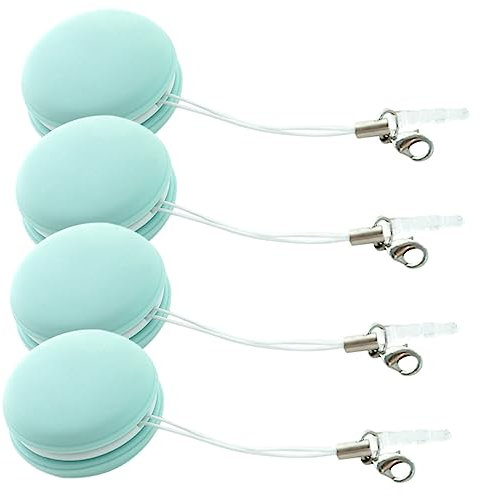 Macaron Phone Screen Cleaner Cloth 4pcs, Reusable Pp Silicone Wipe