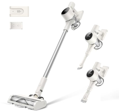 DREAME Aspirapolvere senza fili R10 Pure, aspirapolvere a bastone per la casa, potente aspirazione 120 AW, anti-groviglio, fari a LED, durata fino a 60 minuti, leggero per tappeti, pavimenti duri
