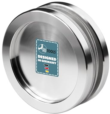 SOTOOLS Schiebetürgriff MAVIE Ø 64 mm Griff aus Edelstahl für Glastüren | In schlanker Optik ausgeführt.
