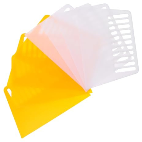 VALICLUD 8 Pièces Grattoir à Pâte pour Cuisine Coupe-pâte Grattoir à Pâtisserie pour Nouilles De Riz Outil De Grattage pour Gâteau