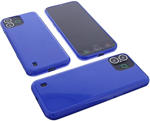 foto-kontor Case compatible with Doro Aurora A30 protective cover blue bag rubber TPU phone protection smartphone case edge