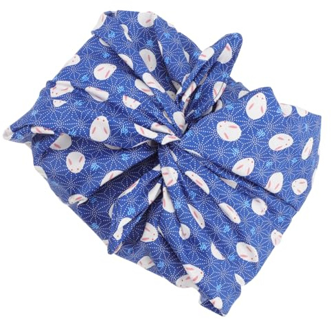 Ipetboom Japanisches Taschentuch 50x50cm Stoffverpackungstuch für Bento und Geschenke Waschbarer Baumwollstoff Dekoratives Geschenkpapier mit Japanischem Muster