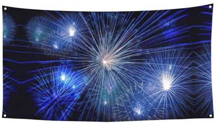 Festone da parete per festa di Capodanno pirotecnica, decorazione per feste, 180 x 90 cm, Ognissanti, Halloween