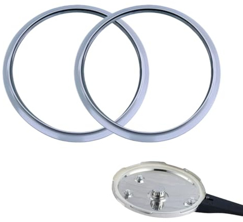 Ersatzteil Dichtungsring Schnellkochtopf 24cm für Fissler,Silikon Dichtung Schnellkochtopf Ersatzteile für Fissler Blue Point, Magic, Vitavit Royal,Vitaquick bis 2009 Töpfe 3L 4,5L 6,5L 8,5L (24cm*2)