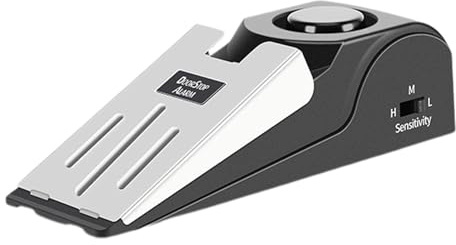 Door Stopper Alarm – Pro | 120dB Security – Alarme De Cale De Porte 2 En 1 Sécurité Portable Pour Hôtel Et Maison Butée De Porte Avec Sirène Puissante 120dB Pour Voyage Et Domicile | 2026 Pro