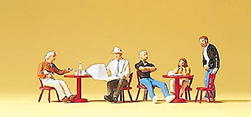 Preiser 10369 H0 Gäste im Strassencafe [Spielzeug]