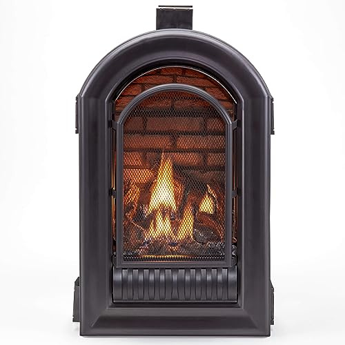HearthSense A-Series Natural Gas Vent-Free Fireplace Insert - 20,000 BTU, Millivolt Control