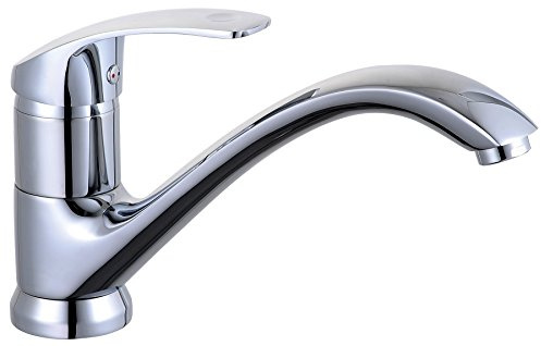EISL Spültischarmatur RIMINI, 360° schwenkbare Küchenarmatur, ideal auch für Doppelspülbecken, Wasserhahn Küche, Einhebelmischer Chrom, NI182RICR