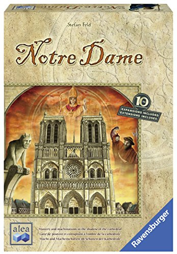 Ravensburger 26994 Notre Dame: Gioco da Tavolo da strategia, celebrativo del decimo Anniversario