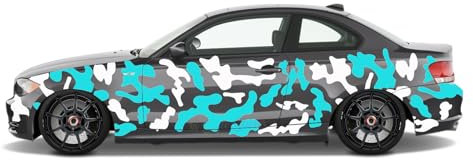 Auto Camouflage Aufkleber Carwarp Set Carsign Set 2 Farbig WUNSCHFARBE Matt/Glanz CAMO Style S19