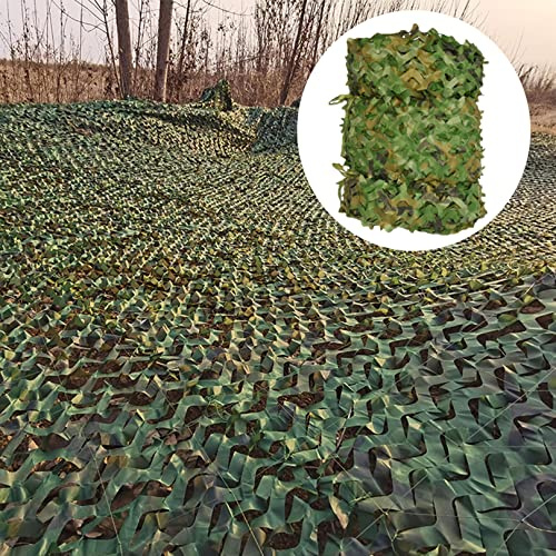 zcru004 Tela Oxford Red de Camuflaje,Malla de Camuflaje Malla de Protección Militar Woodland para el Sol Sombra Decoración Caza Toldo Camuflaje Exterior Decoración De La Fiesta del Tema (4x5m)
