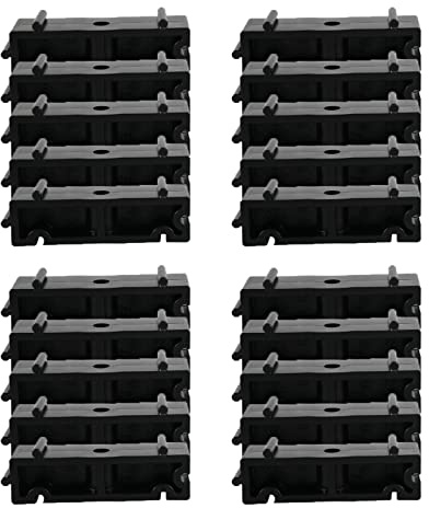 well2wellness® 20 x Distanzstück Abstandhalter 50mm für Rohrschellen Rohrklemmen und PVC Rohr